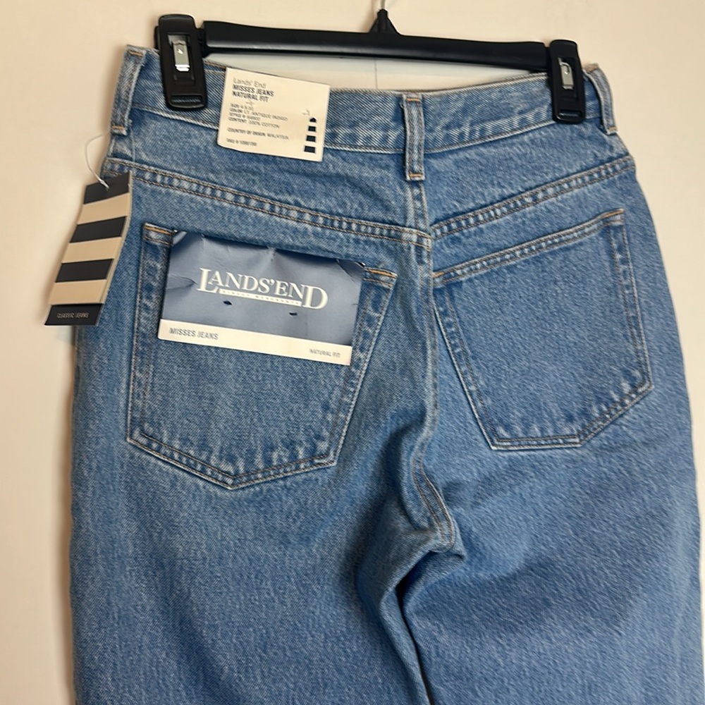 Lands’ End Misses Jeans Natural Fit Size 4 NWT - Picture 12 of 12